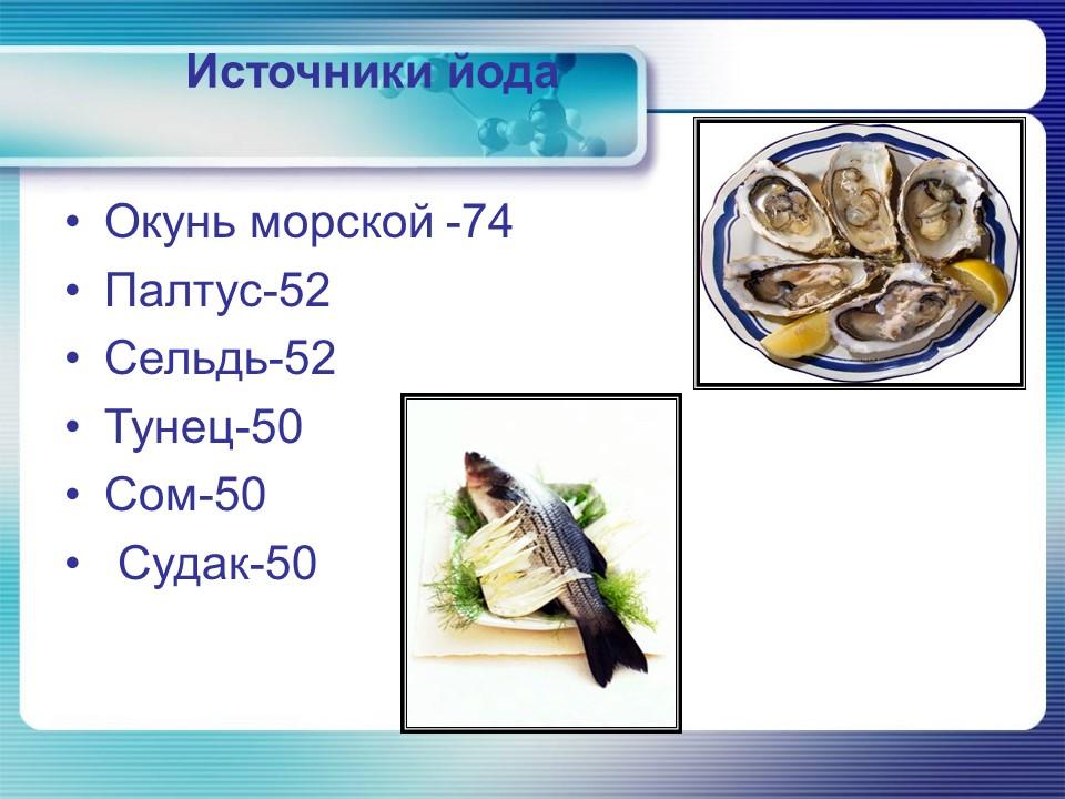 Йод в организме