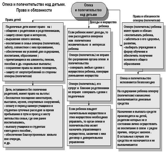 План дипломной работы опека и попечительство