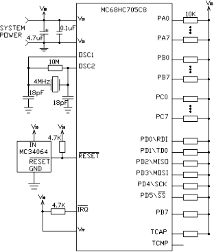 Motorola MC68HC705C8