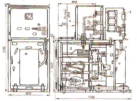 К 37. Ячейка КРН III 10 чертеж. Ячейка КРУ К-26 чертеж. КРУ-2-10 кабельный отсек.